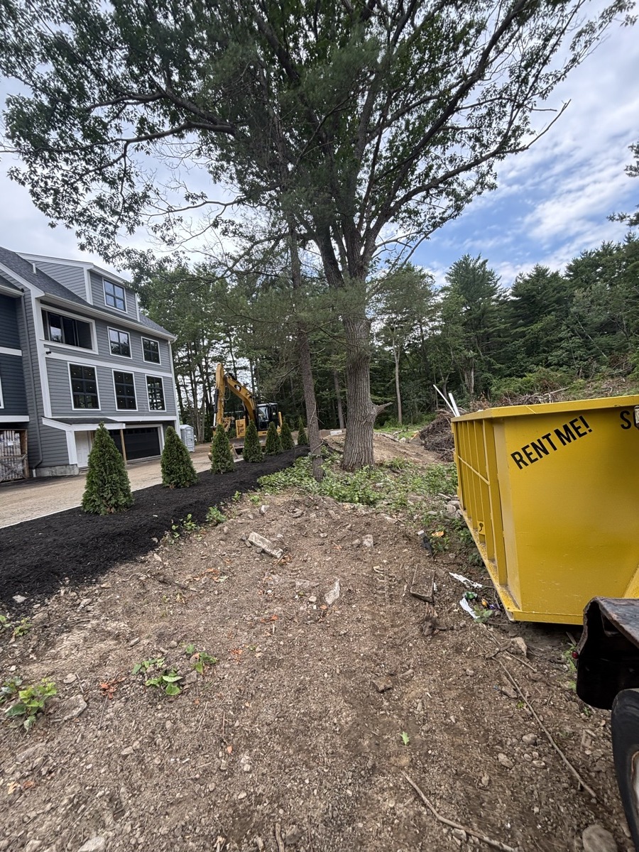 A Scribby's dumpster at a Hooksett job. Maybe a renovation in one of the newer subdivisions, or a roof tear-off on one of the older Route 3A streets.